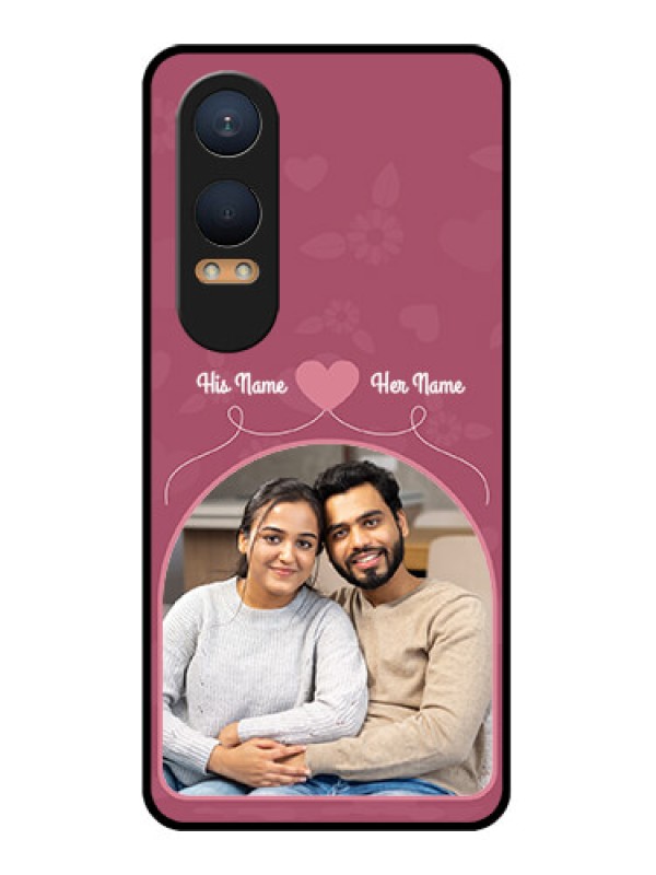 Custom OnePlus Nord Ce 4 Lite 5G Custom Glass Phone CaseLove Floral Design