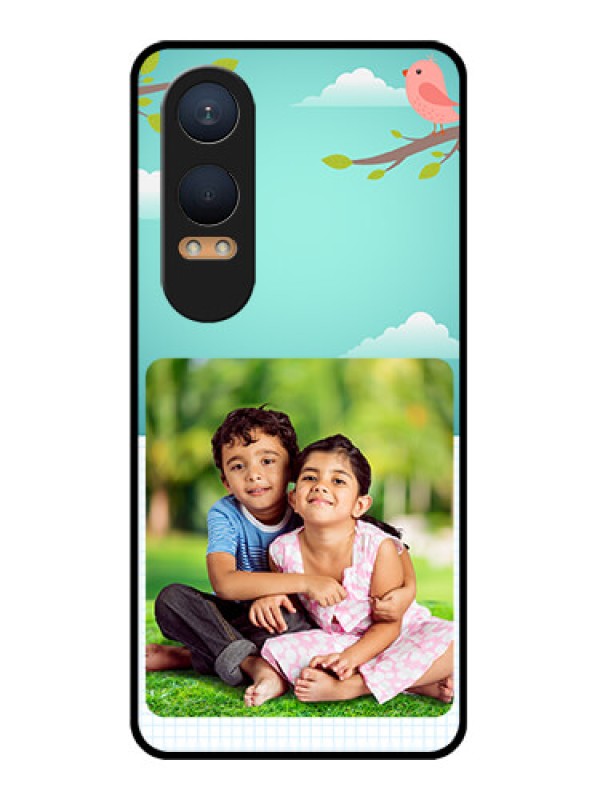 Custom OnePlus Nord Ce 4 Lite 5G Custom Glass Phone CaseDoodle Love Design