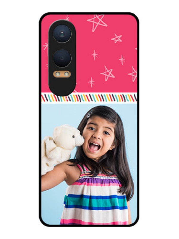 Custom OnePlus Nord Ce 4 Lite 5G Custom Glass Phone CaseLine Art Design