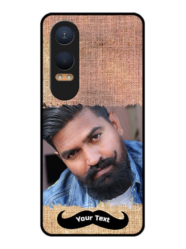 Custom OnePlus Nord Ce 4 Lite 5G Custom Glass Phone CaseWith Texture Design