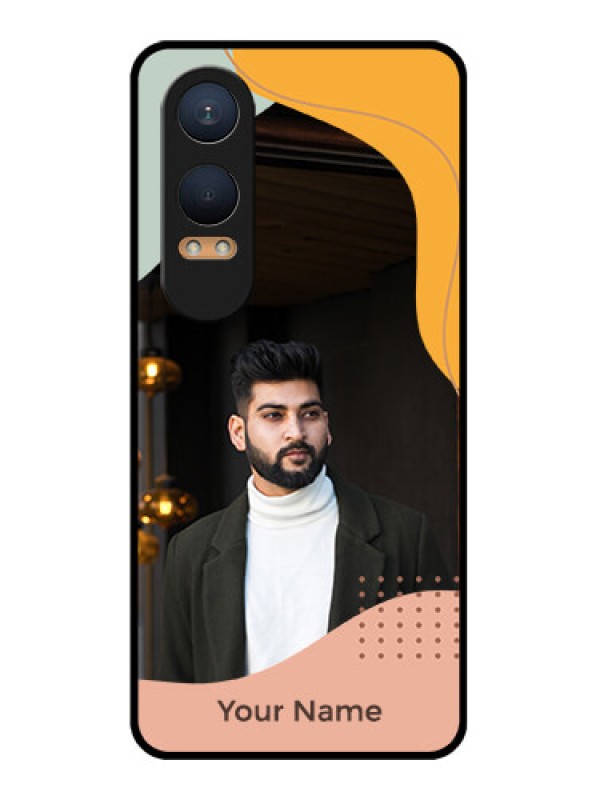 Custom OnePlus Nord Ce 4 Lite 5G Custom Glass Phone CaseTri - Coloured Overlay Design