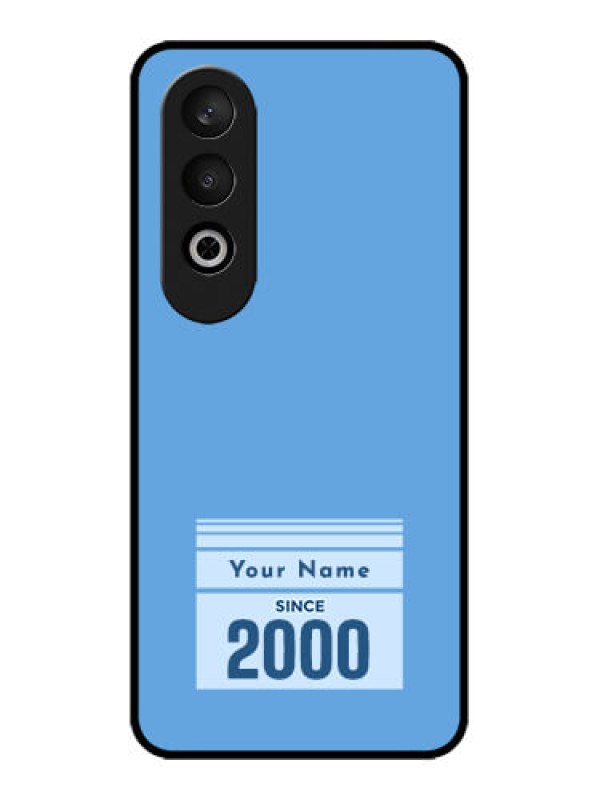 Custom OnePlus Nord CE 4 Custom Glass Phone CaseCustom Year Of Birth Design