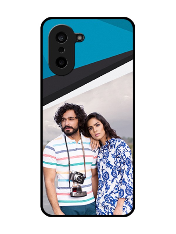 Custom OnePlus Nord CE 5 5G Custom Glass Phone Case - Simple Pattern Photo Upload Design