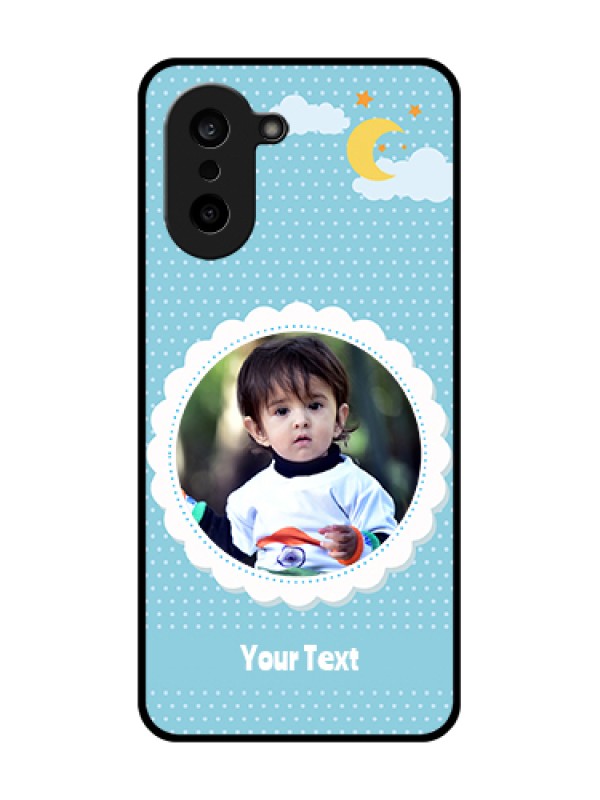Custom OnePlus Nord CE 5 5G Custom Glass Phone Case - Violet Pattern Design
