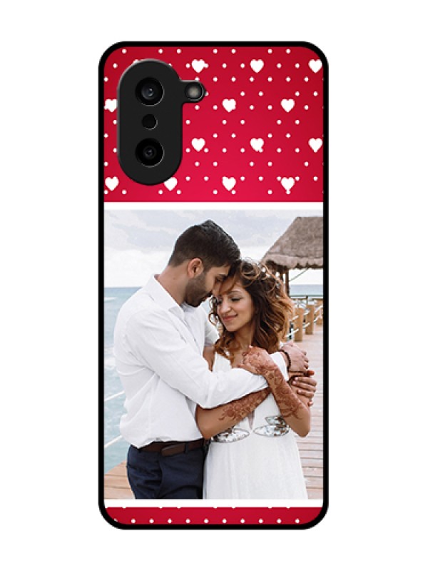 Custom OnePlus Nord CE 5 5G Custom Glass Phone Case - Hearts Mobile Case Design