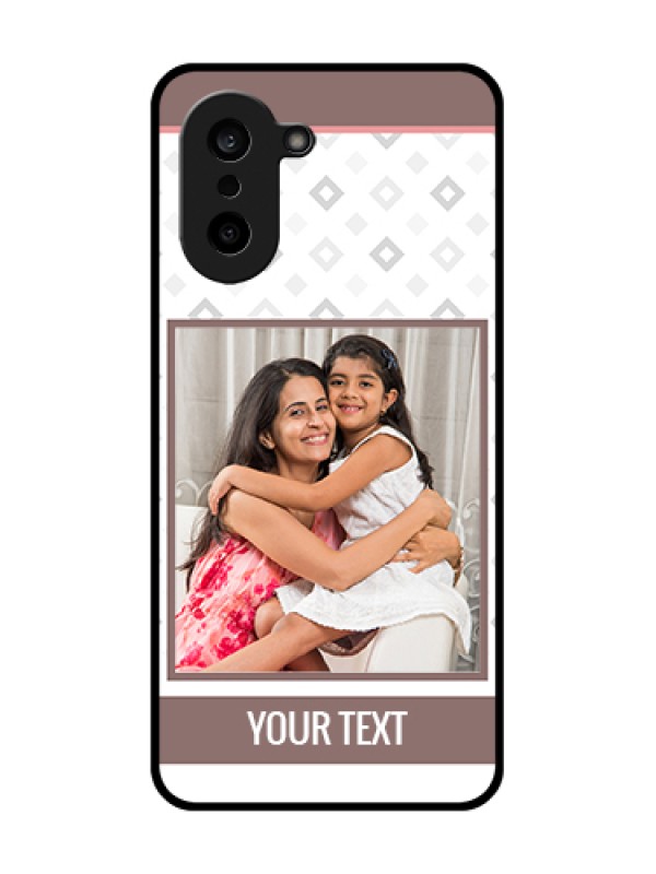 Custom OnePlus Nord CE 5 5G Custom Glass Phone Case - Simple Diamond Design
