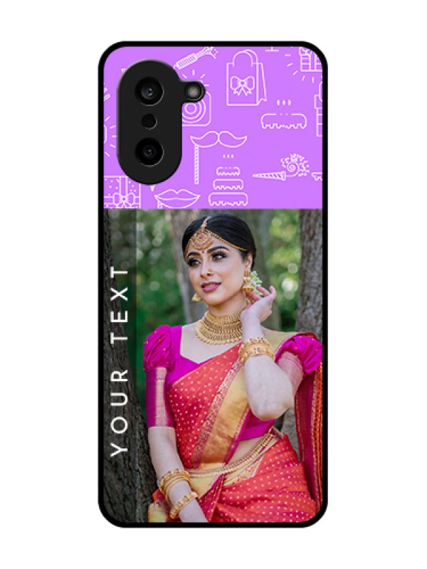 Custom OnePlus Nord CE 5 5G Custom Glass Phone Case - Birthday Icons Design