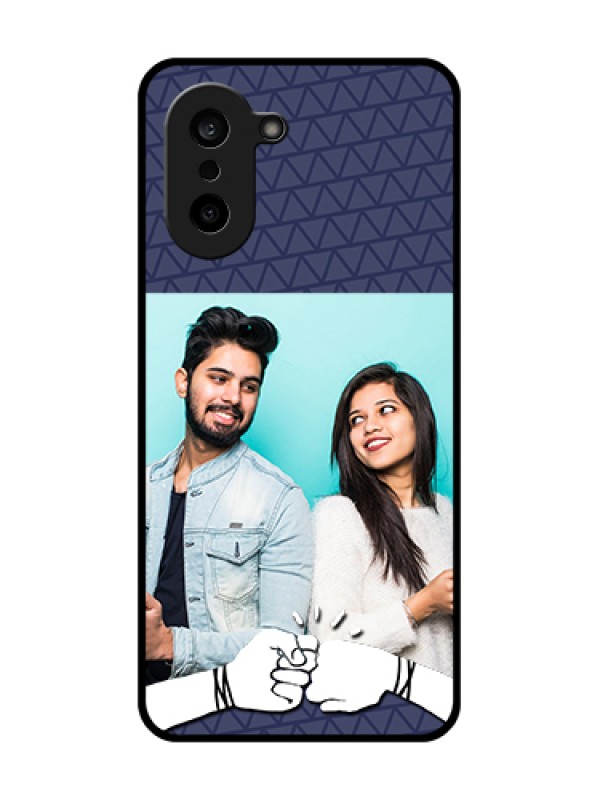 Custom OnePlus Nord CE 5 5G Custom Glass Phone Case - With Best Friends Design