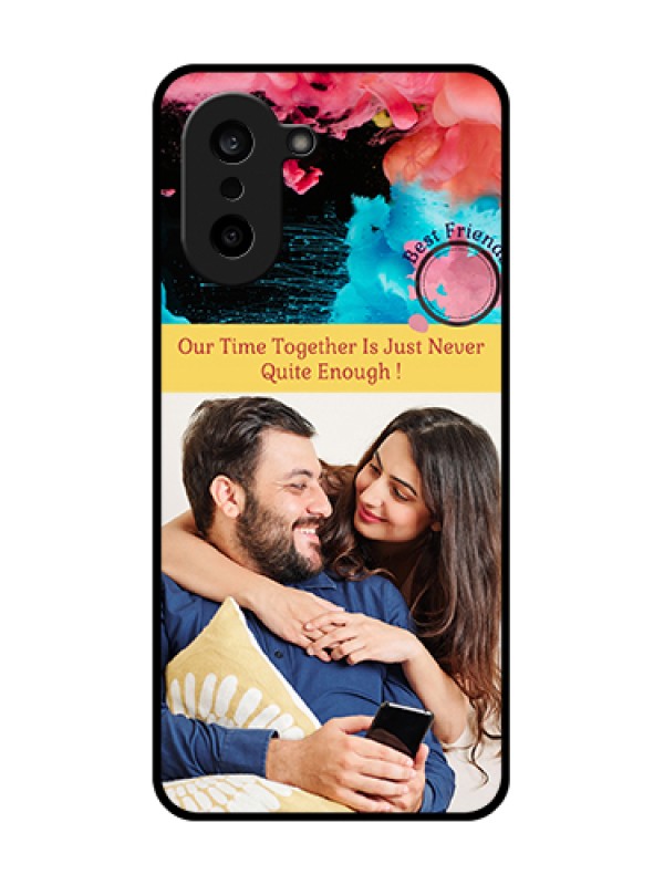 Custom OnePlus Nord CE 5 5G Custom Glass Phone Case - Quote With Acrylic Painting Design