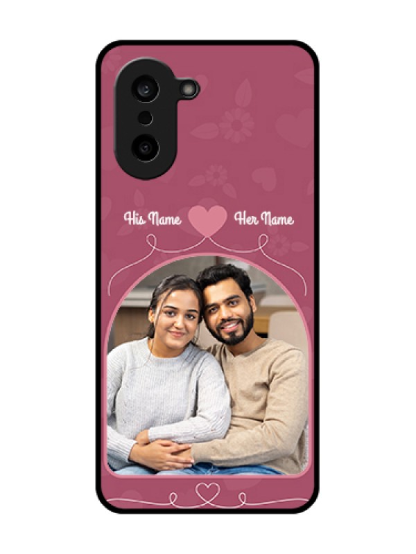 Custom OnePlus Nord CE 5 5G Custom Glass Phone Case - Love Floral Design