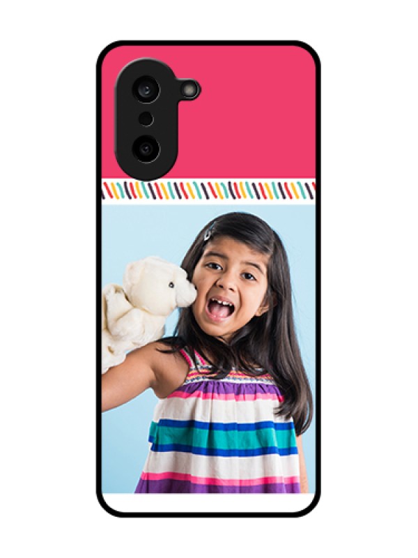 Custom OnePlus Nord CE 5 5G Custom Glass Phone Case - Line Art Design