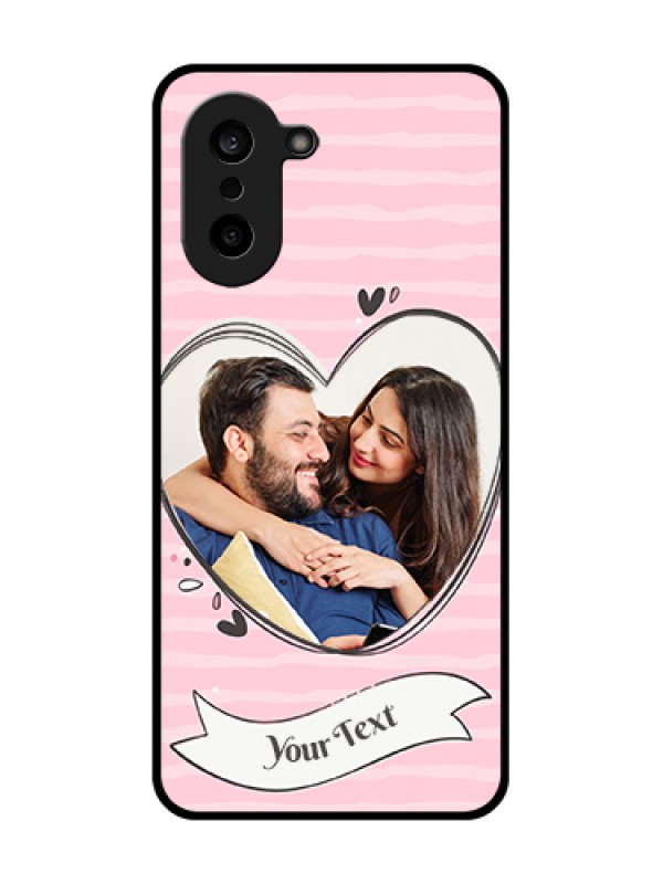 Custom OnePlus Nord CE 5 5G Custom Glass Phone Case - Vintage Heart Design