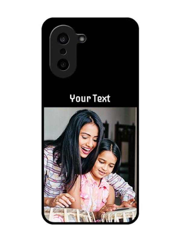 Custom OnePlus Nord CE 5 5G Custom Glass Phone Case - Photo With Name Design