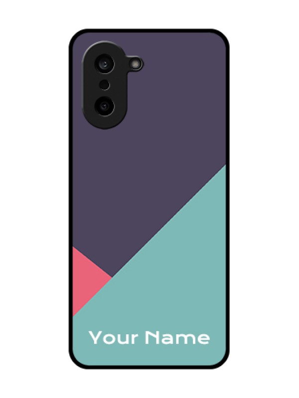 Custom OnePlus Nord CE 5 5G Custom Glass Phone Case - Tri Color Abstract Design