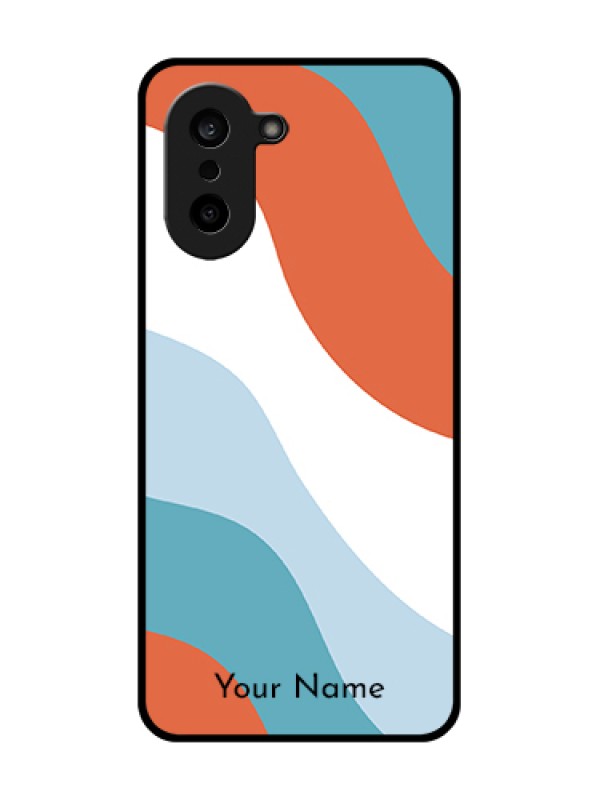 Custom OnePlus Nord CE 5 5G Custom Glass Phone Case - Coloured Waves Design