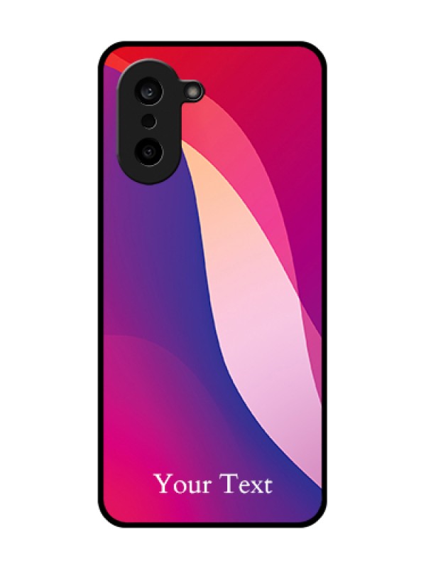 Custom OnePlus Nord CE 5 5G Custom Glass Phone Case - Digital Abstract Overlap Design