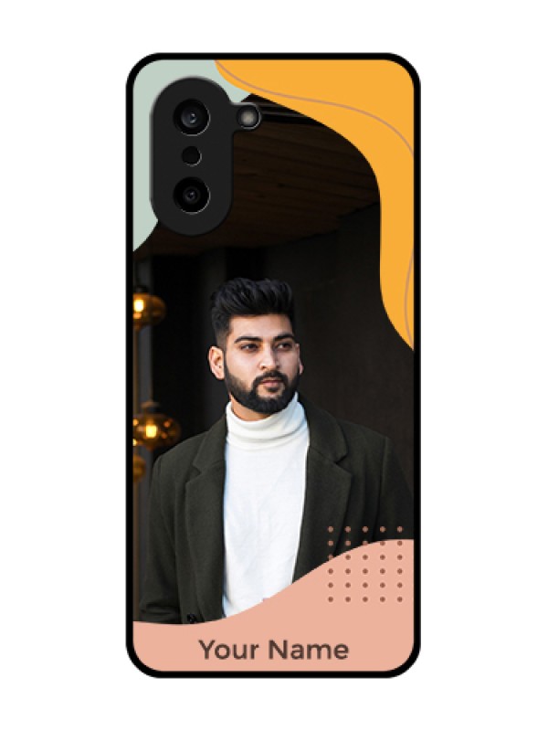 Custom OnePlus Nord CE 5 5G Custom Glass Phone Case - Tri - Coloured Overlay Design