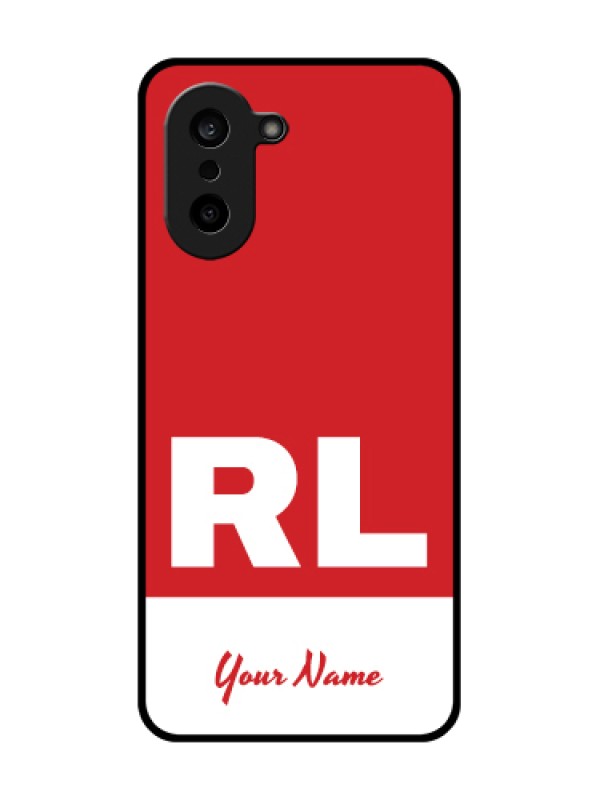 Custom OnePlus Nord CE 5 5G Custom Glass Phone Case - Dual Tone Custom Text Design