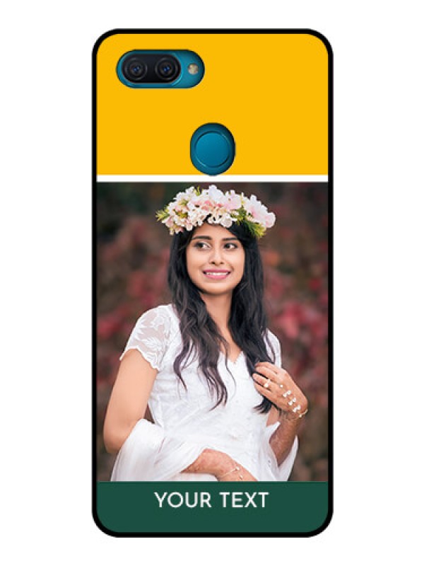 Custom Oppo A12 Photo Printing on Glass Case  - Love You Design
