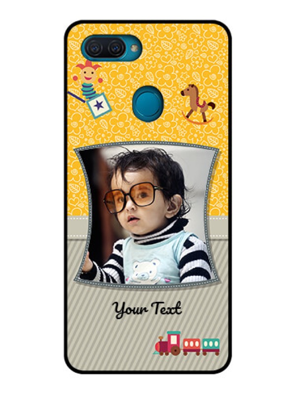 Custom Oppo A12 Personalized Glass Phone Case  - Baby Picture Upload Design