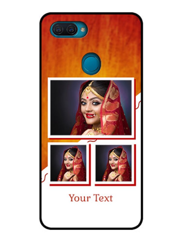 Custom Oppo A12 Custom Glass Phone Case  - Wedding Memories Design  