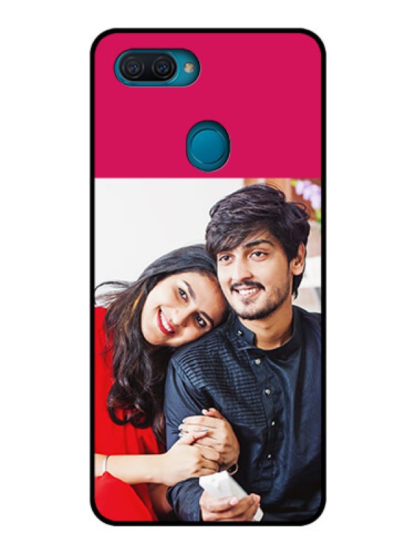Custom Oppo A12 Custom Glass Mobile Case  - Anniversary Cover Design