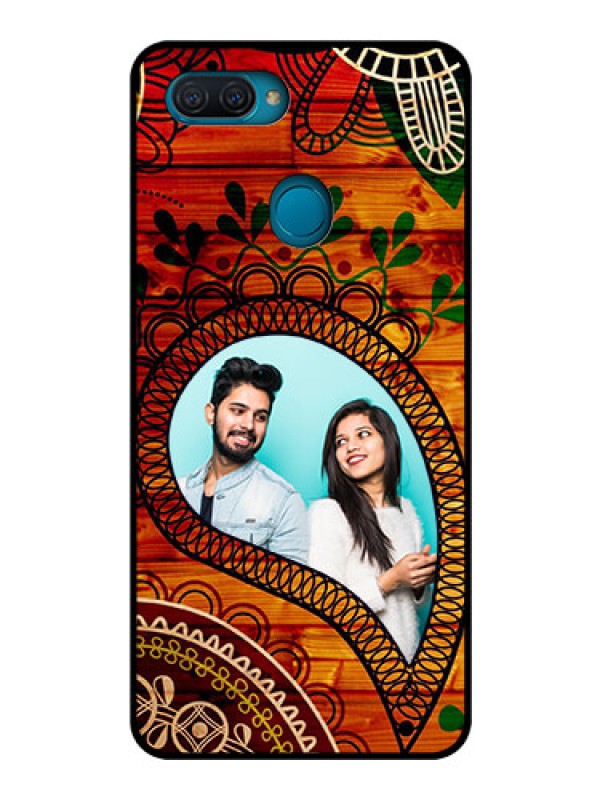Custom Oppo A12 Personalized Glass Phone Case  - Abstract Colorful Design
