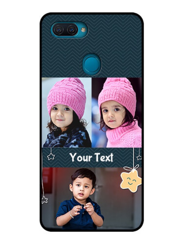 Custom Oppo A12 Custom Glass Mobile Case  - Hanging Stars Design