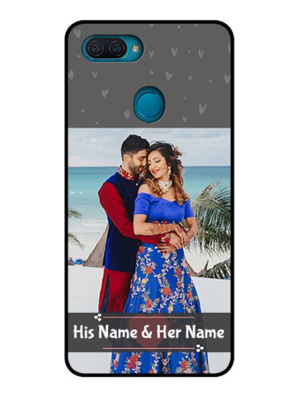 Custom Oppo A12 Custom Glass Mobile Case  - Buy Love Design with Photo Online