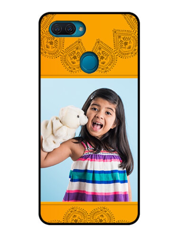 Custom Oppo A12 Personalized Glass Phone Case  - Photo Wedding Design 