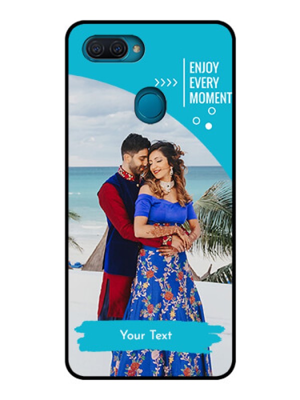 Custom Oppo A12 Custom Glass Mobile Case  - Happy Moment Design