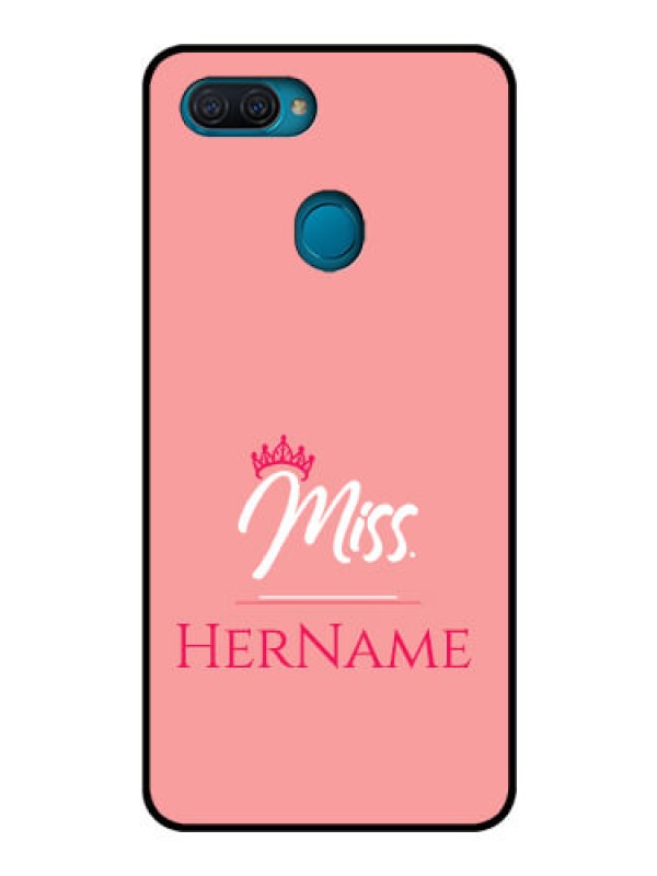 Custom Oppo A12 Custom Glass Phone Case Mrs with Name