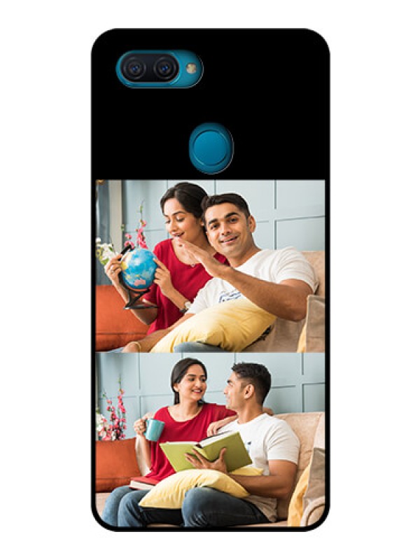 Custom Oppo A12 2 Images on Glass Phone Cover