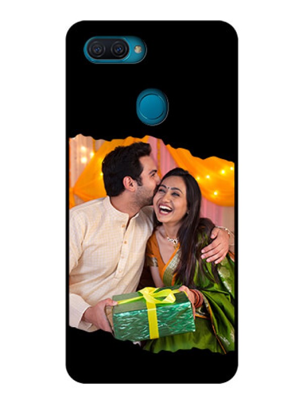 Custom Oppo A12 Custom Glass Phone Case - Tear-off Design