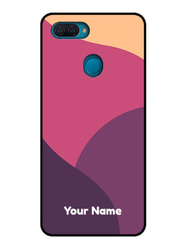 Custom Oppo A12 Custom Glass Phone Case - Mixed Multi-colour abstract art Design