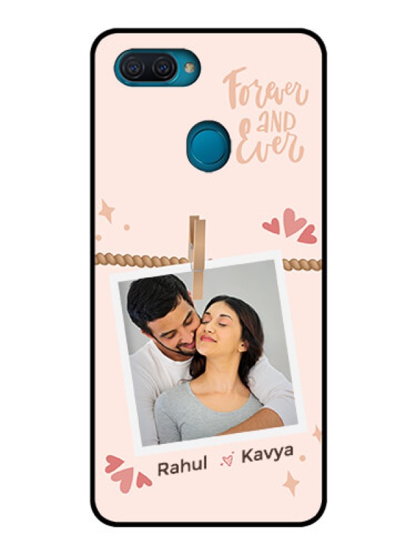 Custom Oppo A12 Custom Glass Phone Case - Forever and ever love Design