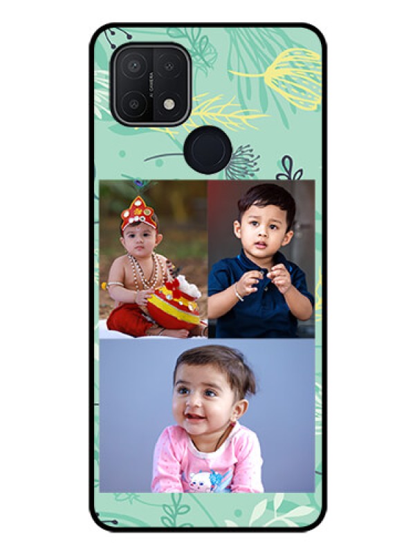 Custom Oppo A15s Photo Printing on Glass Case - Forever Family Design