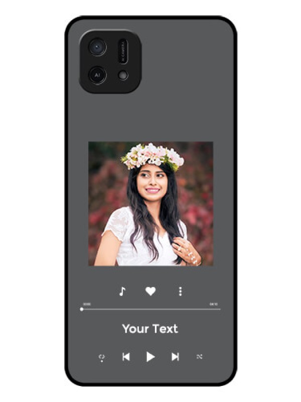 Custom Oppo A16e Custom Glass Mobile Case - Play The Music Design