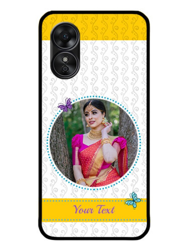 Custom Oppo A17 Custom Glass Mobile Case - Girls Premium Case Design
