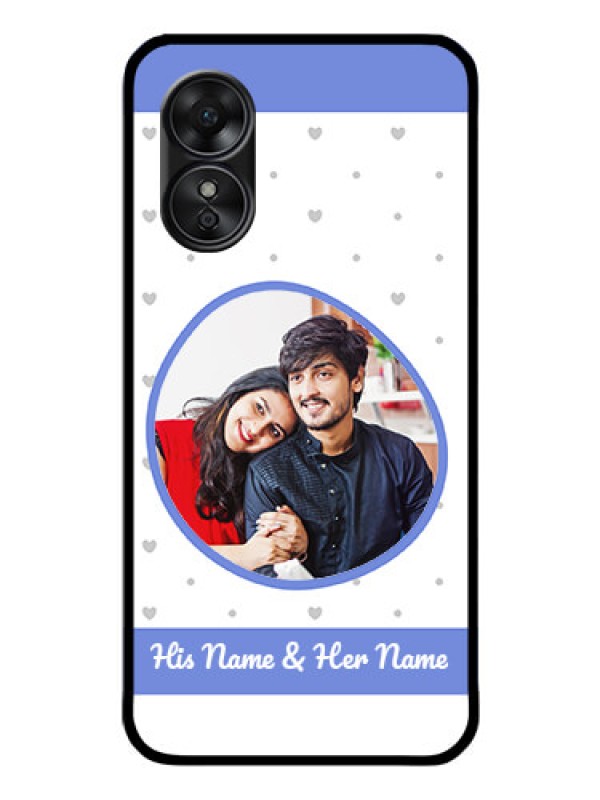 Custom Oppo A17 Photo Printing on Glass Case - Premium Case Design