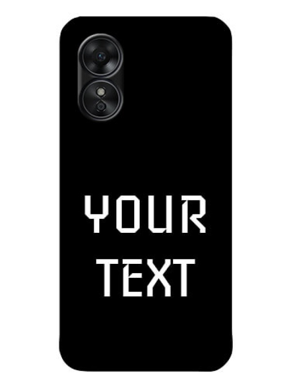 Custom Oppo A17 Your Name on Glass Phone Case