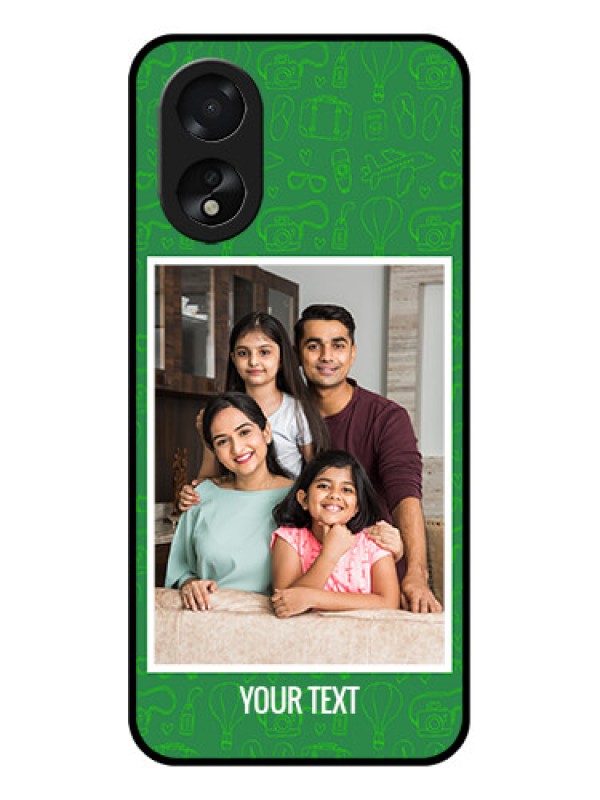 Custom Oppo A18 Custom Glass Phone Case - Picture Upload Design