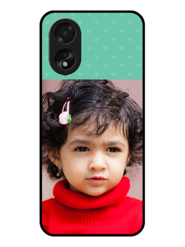 Custom Oppo A18 Custom Glass Phone Case - Lovers Picture Design