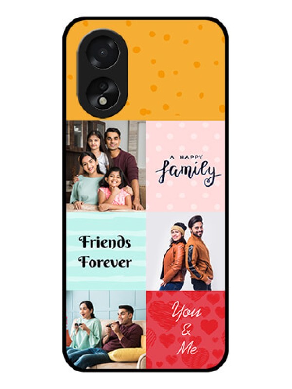 Custom Oppo A18 Custom Glass Phone Case - Images With Quotes Design