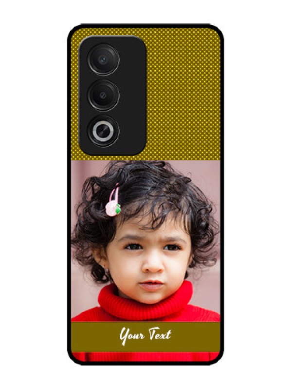 Custom Oppo A3 Pro 5G Custom Glass Phone CaseSimple Green Color Design
