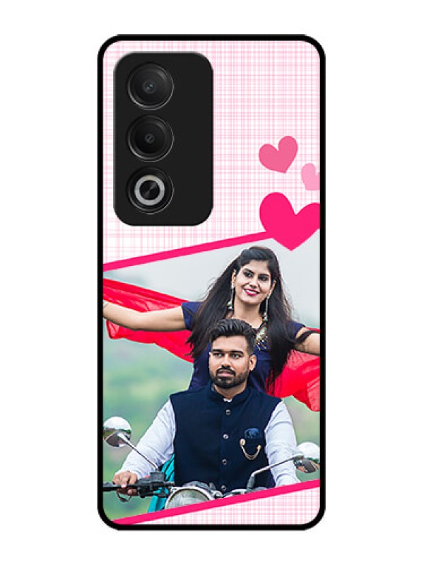 Custom Oppo A3 Pro 5G Custom Glass Phone CaseLove Shape Heart Design