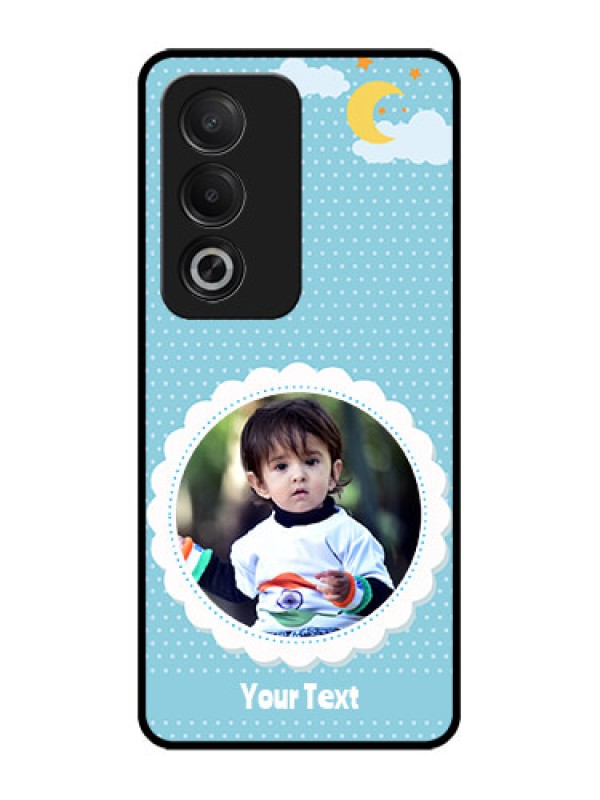 Custom Oppo A3 Pro 5G Custom Glass Phone CaseViolet Pattern Design