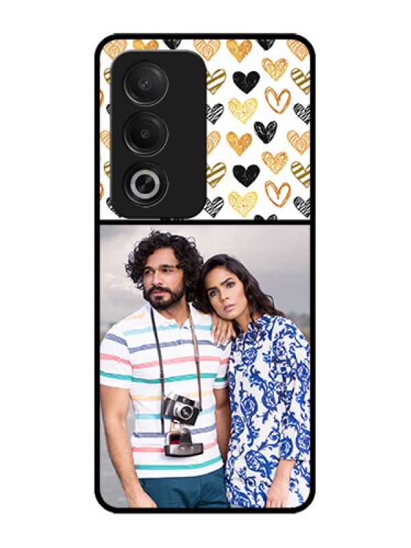 Custom Oppo A3 Pro 5G Custom Glass Phone CaseLove Symbol Design