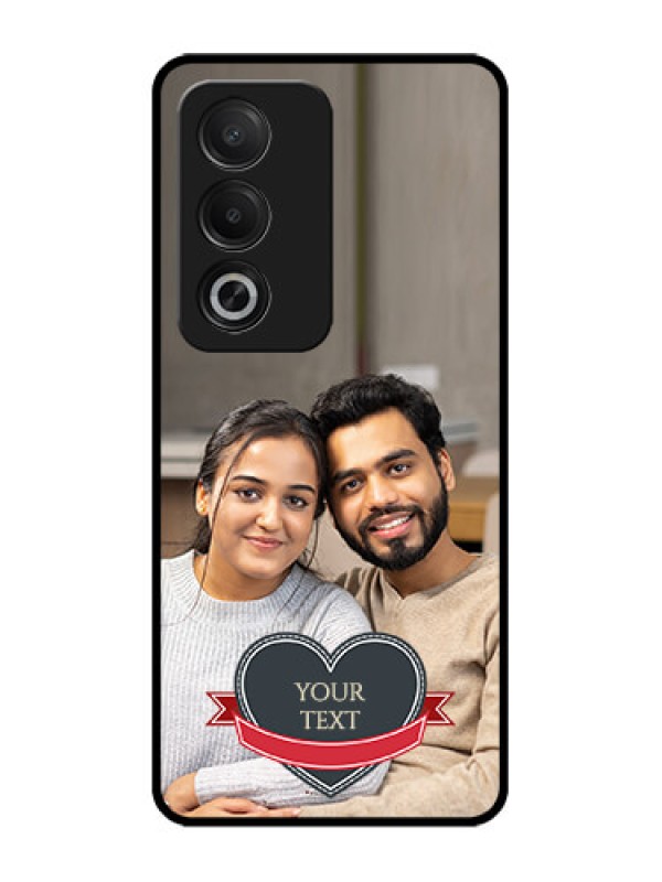 Custom Oppo A3 Pro 5G Custom Glass Phone CaseJust Married Couple Design