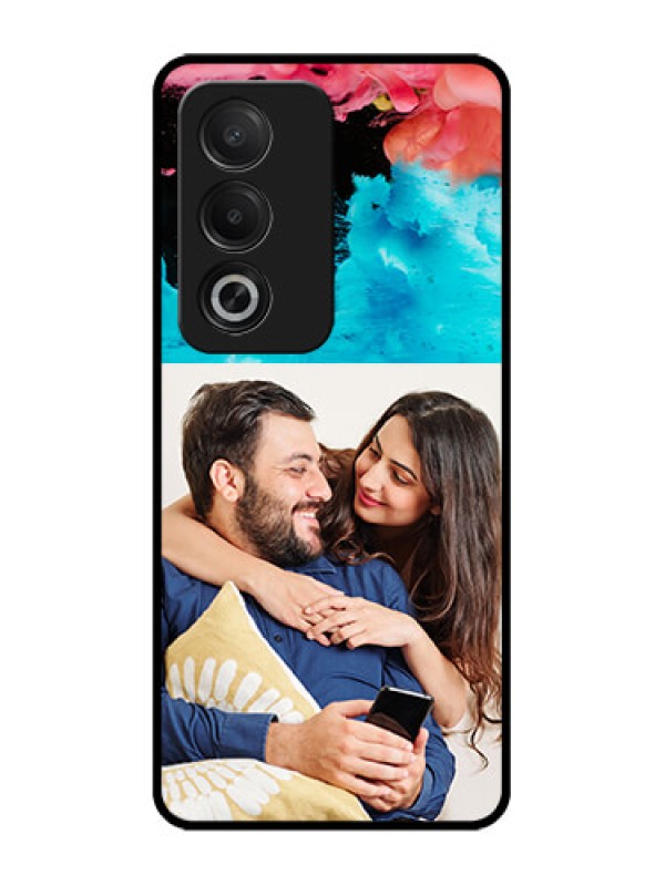 Custom Oppo A3 Pro 5G Custom Glass Phone CaseQuote With Acrylic Painting Design